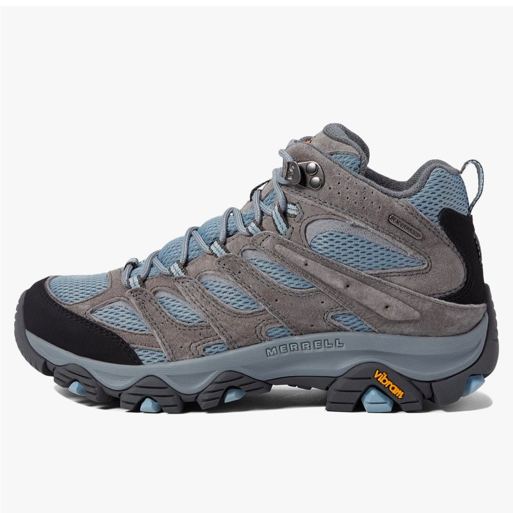 Merrell Gray and Blue Hiking Boots